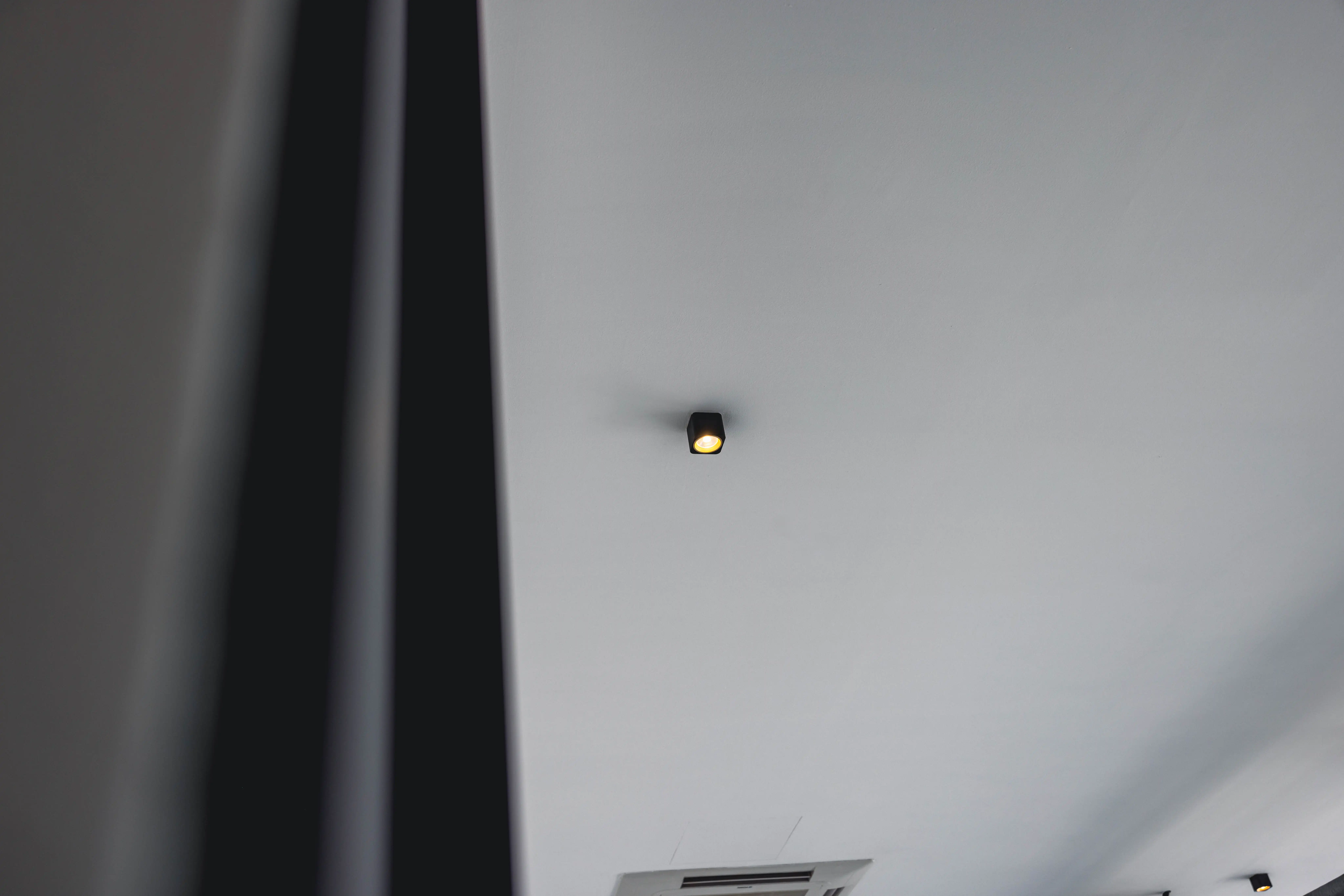 Surface-mounted wall sconces casting soft light